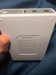 Mini Ups бесперебойник для wi fi роутера 10400 mah юпс повербанк с автопереключением Model 103A мини упс источник безперебойного питания сетевого оборудования интернет вай фай без света powerbank ибп повышающий dc 9v и 12v белый фото от покупателей 16