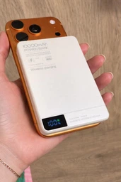 Магнитный павербанк Lexego 10000 mAh Gray PD 20W с беспроводной зарядкой MagSafe портативный внешний беспроводной аккумулятор, батарея магсейф для iPhone Android айфона MWPQ1-10-GR фото от покупателей 13