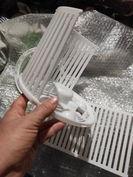 Стиральная машина мини складная портативная 18 л 50Вт Folding Washing Machine, компактная электрическая стиральная машина с отжимом и ручкой для стирки белья, носков, мелких вещей Синяя, WM-2690-Blue фото от покупателей 3