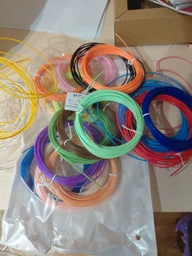 Пластик для 3D ручки набір Еко пластику Smart PLA 3D-PEN filament PLA для 3D-ручок 1.75 мм / 210 метрів (21 колір по 5 м)