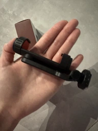 Крепление держатель CimaPro CP-10 для телефона на камеру, монопод, штатив — поворотный, универсальный адаптер фото от покупателей 2