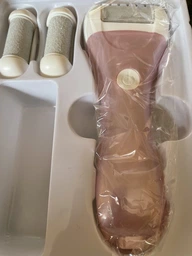 Пемза пилка для ног и пяток роликовая аккумуляторная Callus Remover 3W электрическая для шлифовки электропемза для педикюра USB розовая фото от покупателей 19