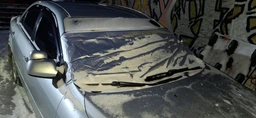 Автомобільний чохол накидка на лобове скло 70х150см Захист від УФ-променів, дощу, снігу UFT Windshield 1 Aluminium