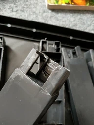 Комод R-Plastic Ротанг Черно-белый
