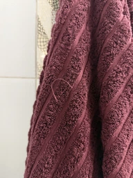 Набор 2 жаккардовых полотенца Lovely Svi для ванной, отелей, СПА, в подарок, 70 х 140 см и 50 х 90 см Oxford Stripe темно – серый Charcoal фото от покупателей 6
