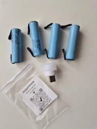 Aккумулятор Samsung 18650 с клемами под пайку Li-Ion INR18650-32E, 3200 mAh, 10A , 3.7V (2.75-4.2V, без защиты, для пайки) - 1шт. фото от покупателей 2