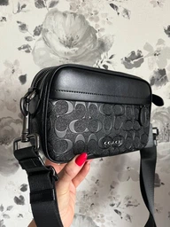 Сумка кросс-боди через плечо мужская из натуральной кожи Coach Graham Crossbody BG-COA-10 Коричневая (195031244544) фото от покупателей 1