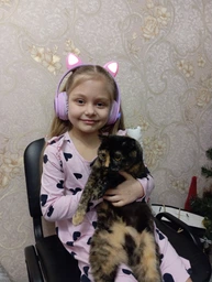 Беспроводные наушники детские ATD CAT EAR L400 с кошачьими ушками LED подсветкой Bluetooth 5.0 microUSB встроенным микрофоном радио Black фото от покупателей 8