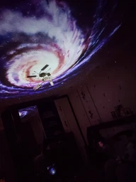 Проектор Meteor ночник звездного неба 13в1 с вращением на 360° USB Черный фото от покупателей 1
