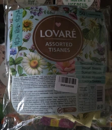 Коллекция травяных чаев Lovare Assorted Tisanes 5 видов по 10 пакетиков (4823115405678)