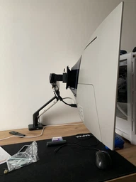 Настольное крепление для монитора Anda Seat Stealth Pro II RGB 17''-42'' Titanium (AD-W-A9X-1S-BT) [123489] фото от покупателей 5