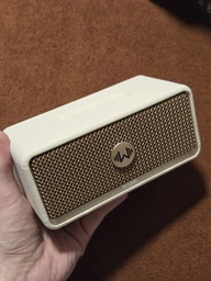 Портативная блютуз колонка в ретро стиле W-King H130 40W маленькая мощная bluetooth система с чипом WDSP 2 режима эквалайзера Защита IP67 бежевая фото от покупателей 4