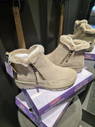 Женские демисезонные ботинки низкие Skechers 167862 BLK 40 (10US) 27 см Черные (196989574097)