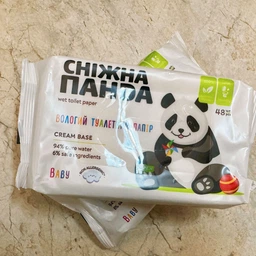 Влажная туалетная бумага Сніжна панда Baby 48 листов (4820183972668) фото от покупателей 2