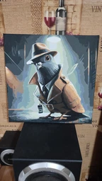 Картина по номерам "Spijuniro Golubiro" BrushMe холст на подрамнике 40x40см SBS038