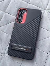 Чохол протиударний з підставкою ZAGG Gear4 Battersea D3O для Samsung Galaxy S23 Plus (S916) Black Orange