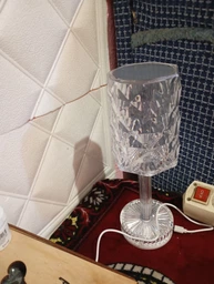 Лампа светодиодная настольная акриловая Crystal Table Lamp, аккумуляторный декоративный LED светильник с сенсорным управлением и USB-зарядкой для дома, спальни, гостинной, тумбы, CTLW-25 фото от покупателей 1