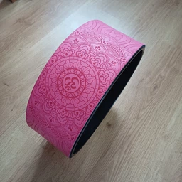 Колесо для йоги MS 1842-BL, 31×12,5 см, для розтягування та балансу, рожевого кольору фото від покупців 2