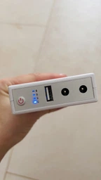 Mini Ups бесперебойник для wi fi роутера 10400 mah юпс повербанк с автопереключением Model 103A мини упс источник безперебойного питания сетевого оборудования интернет вай фай без света powerbank ибп повышающий dc 9v и 12v белый фото от покупателей 14