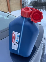 Канистра Bi-Plast пластиковая HDPE для топлива 10л с воронкой