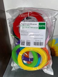 Пластик для 3D-ручек RZTK ArtPen PLA 1.75 мм 10 метров х 10 шт (PLA100) фото от покупателей 5