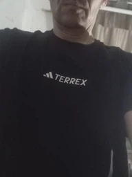 Футболка хлопковая длинная мужская Adidas Terrex JZ1167 2XL Синяя (4068821042452)