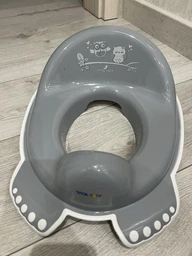 Детская накладка на сидение унитаза Tega Baby "Сова" противоскользящая белая