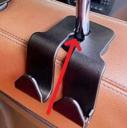 Автомобильные крючки держатели XoKo Car Hook 2 двойные на подголовник 2 шт Черные (XK-PH2) фото от покупателей 1