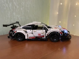 Конструктор машинка техник Porsche 911 детский конструктор для мальчика спортивная гоночная машина порше для сборки для взрослых и детей большой игровой развивающий набор подарок на день рождения OnePro Белый 73704 фото от покупателей 12