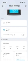 Портативна автоматична зарядна станція Anker SOLIX C1000X LiFePO₄ із системою захисту 600 Вт/1200 Вт батарея 512 Вт⋅год фото від покупців 9