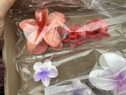 Шпилька для волосся Hawaiian flower Крабик затискач Гавайська квітка Fashion Jewelry Набір з 3 штук Blue Синій