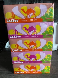 Упаковка салфеток бумажных ZooZoo 2 слоя 150 листов х 5 шт (4820183974082) фото от покупателей 3