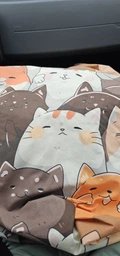 Простынь на резинке Бязь Meow Family 180*190 высота 25 см