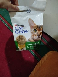 Сухий корм для дорослих стерилізованих котів Purina Cat Chow Sterilised із куркою 1.5 кг фото от покупателей 1