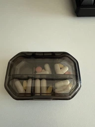 Влагозащитная пластиковая таблетница для лекарств на 6 отделений Pill Case органайзер - контейнер для витаминов и таблеток, 9.2х6.2х2.5 см, зеленая (100711780) фото от покупателей 1