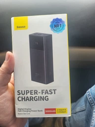 Портативная батарея Baseus Bipow Digital Display Power bank 10000mAh 20W PPDML-L02 White фото от покупателей 5