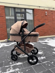 Універсальна коляска трансформер 2в1 Ninos Ave, Dark Beige фото от покупателей 2