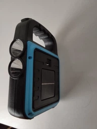 Ліхтар акумуляторний з сонячною панеллю і функцією Power Bank LED COB, потужний ручний ліхтар-прожектор з USB зарядкою і 4 режимами світла, портативна лампа на акумуляторі для дому, дачі, кемпінгу, HS-8020D-Orange фото від покупців 1