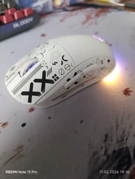 Мышь беспроводная игровая HYSJ Т90 с аккумулятором и подсветкой 2,4G+Bluetooth фото от покупателей 18