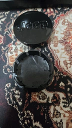 Ковпаки колес Jeep чорний 55мм 4шт пластик (ковпачок, заглушка диску) OEM 52090402