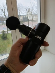Перкуссионный массажер для спины и тела JAY mini Black фото от покупателей 5