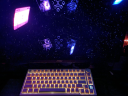 Механічна ігрова клавіатура AJAZZ AK820 RGB Pro для геймерів: Hot-Swap, Gasket Mount, 81 клавіша, PBT кейкапи провідна White-Purple фото від покупців 14