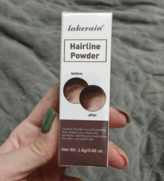 Пудра для волос в стике Lakerain Hairline Powder Dark Brown 4, темно-коричневый, водостойкая, для маскировки залысин и тонирования бровей (122206336)