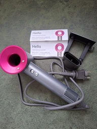 Фен для волосся Leafless Hair Dryer професійний потужний фен 1 насадка 1600 Вт Macarun