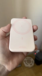 Магнітний Magsafe павербанк Anker A1684 10000 mah з бездротовою зарядкою для iPhone УМБ Блакитний фото від покупців 1