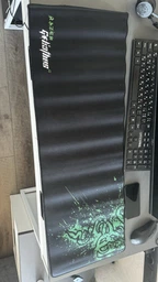 Коврик игровая поверхность Razer Goliathus 90х40 см рейзер Черно-зеленый