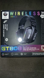 Игровые беспроводные наушники Onikuma GT808I с 2.4G + Bluetooth, съемным микрофоном, RGB-подсветкой, для ПК, PS4, PS5, телефона Black фото от покупателей 5