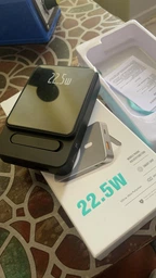 Повербанк магнитный MagSafe Fast Charging power bank с функцией беспроводной и быстрой зарядки для телефона 10000 mAh 22,5W, Фиолетовый