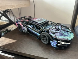 Дитячий конструктор машинка ламборгіні Brick Playing Popk іграшковий автоконструктор гоночний суперкар автомобіль подарунок для дитини спортивна машина фото від покупців 2