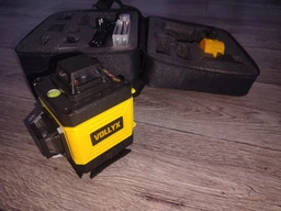 Лазерный уровень нивелир Laser Level 4D 2 аккумулятора 16 линий зеленый луч в кейсе желтый фото от покупателей 17